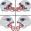 New England Patriots Helmet Logo Sticker Heat Transfer