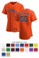 Houston Astros Custom Letter and Number Kits for Alternate Jersey 02 Material Twill
