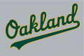 Oakland Athletics 1993-Pres Jersey Logo 02 decal sticker
