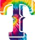 Rainbow Spiral Tie-dye Logo Decal Shop