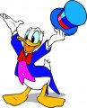 Donald Duck Logo 43 Sticker Heat Transfer