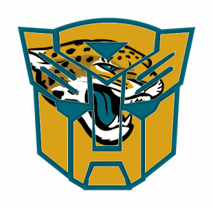 Autobots Jacksonville Jaguars logo decal sticker