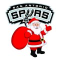 San Antonio Spurs Santa Claus Logo Sticker Heat Transfer