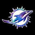 Galaxy Miami Dolphins Logo Sticker Heat Transfer