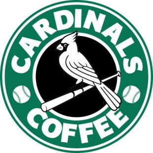 St. Louis Cardinals Starbucks Coffee Logo decal sticker