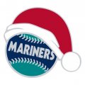 Seattle Mariners Baseball Christmas hat logo decal sticker