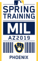 Milwaukee Brewers 2019 Event Logo Sticker Heat Transfer