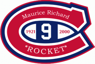 Montreal Canadiens 1999 00 Memorial Logo Sticker Heat Transfer