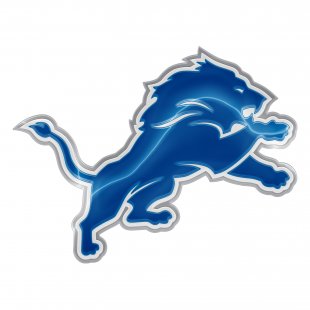 Detroit Lions Crystal Logo Sticker Heat Transfer
