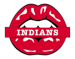 Cleveland Indians Lips Logo decal sticker