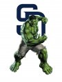 San Diego Padres Hulk Logo decal sticker