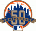 New York Mets 2012 Anniversary Logo decal sticker