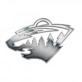 Minnesota Wild Silver Logo Sticker Heat Transfer