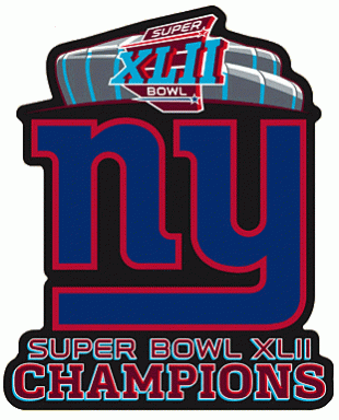 New York Giants 2008 Champion Logo decal sticker