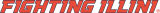 Illinois Fighting Illini 2014-Pres Wordmark Logo 06 Sticker Heat Transfer