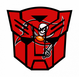 Autobots Tampa Bay Buccaneers logo Sticker Heat Transfer