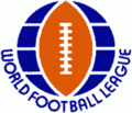 World Football League 1974-1975 decal sticker
