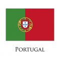 Portugal flag logo decal sticker