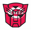 Autobots Cincinnati Reds logo decal sticker