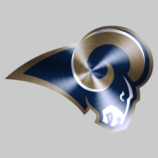 Los Angeles Rams Stainless steel logo Sticker Heat Transfer