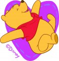 Disney Pooh Logo 19 Sticker Heat Transfer