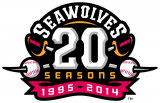 Erie SeaWolves 2014 Anniversary Logo Sticker Heat Transfer