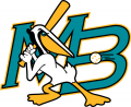 Myrtle Beach Pelicans 1999-2006 Primary Logo Sticker Heat Transfer
