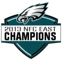 Philadelphia Eagles 2013 Champion Logo Sticker Heat Transfer