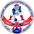 New England Patriots 1984 Anniversary Logo decal sticker