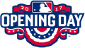 MLB Opening Day 2017 Logo Sticker Heat Transfer