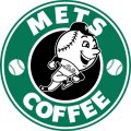 New York Mets Starbucks Coffee Logo Sticker Heat Transfer