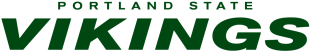 Portland State Vikings 1999-2015 Wordmark Logo decal sticker