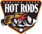 Bowling Green Hot Rods 2010-2015 Primary Logo Sticker Heat Transfer
