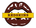 Washington Redskins Lips Logo decal sticker