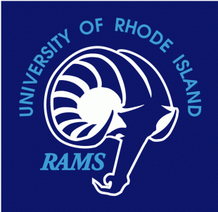 Rhode Island Rams 1989-2009 Primary Dark Logo Sticker Heat Transfer