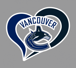 Vancouver Canucks Heart Logo decal sticker