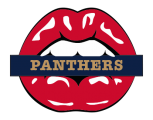 Florida Panthers Lips Logo Sticker Heat Transfer