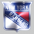 New York Rangers Stainless steel logo Sticker Heat Transfer