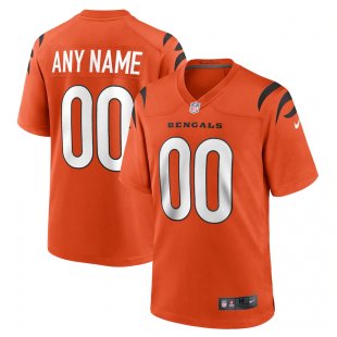 Cincinnati Bengals Custom Letter and Number Kits For Orange Jersey 02 Material Vinyl