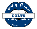 Indianapolis Colts Lips Logo decal sticker