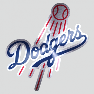 Los Angeles Dodgers Stainless steel logo decal sticker