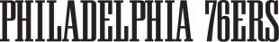Philadelphia 76ers 1997-2008 Wordmark Logo decal sticker