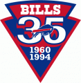 Buffalo Bills 1994 Anniversary Logo decal sticker