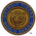 Detroit Tigers 1968 Champion Logo Sticker Heat Transfer