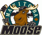 Manitoba Moose 2001-2005 Primary Logo Sticker Heat Transfer