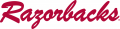 Arkansas Razorbacks 1964-2000 Wordmark Logo decal sticker