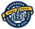 Charleston Riverdogs 2018 Anniversary Logo Sticker Heat Transfer