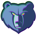 Phantom Memphis Grizzlies logo decal sticker