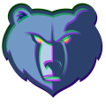 Phantom Memphis Grizzlies logo Sticker Heat Transfer