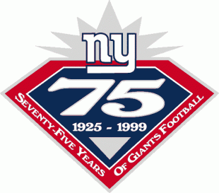 New York Giants 1999 Anniversary Logo decal sticker
